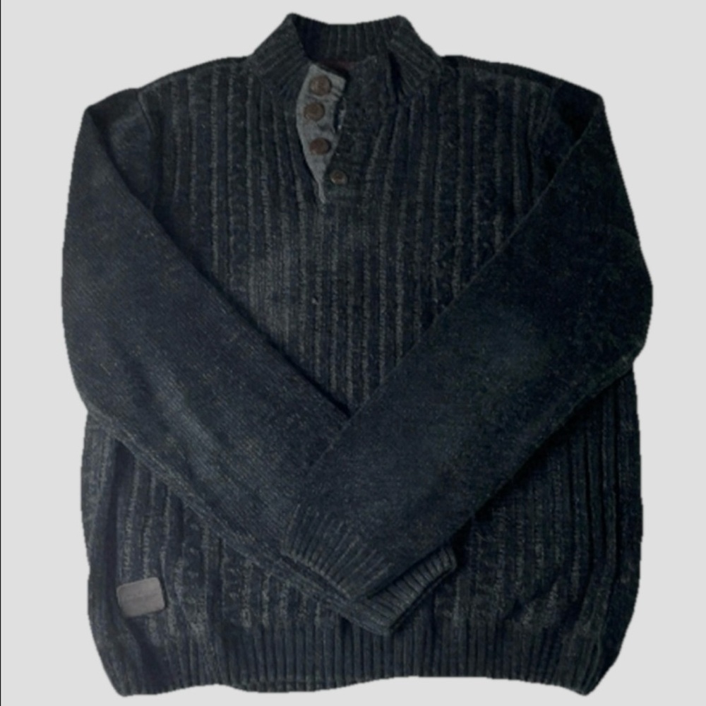 Point Zero Men’s Sweater Black Size XL